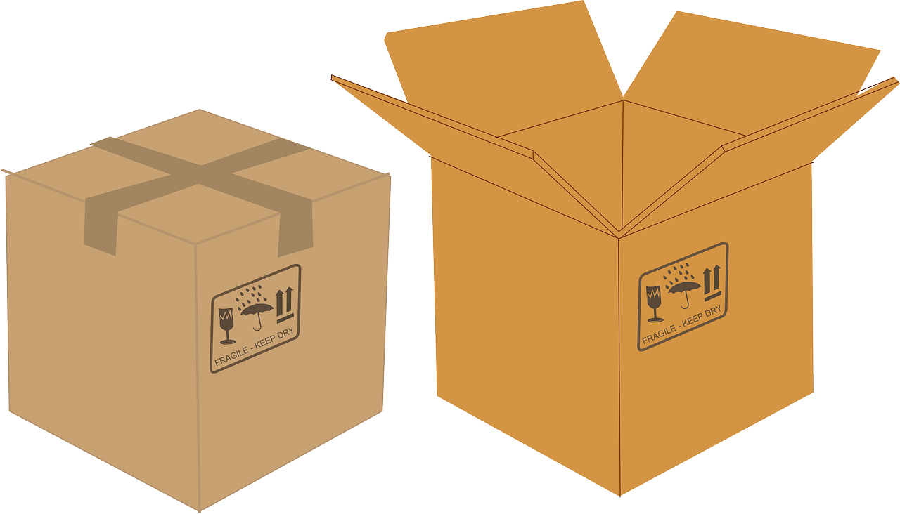 Box zum Räumen Umzugsbox